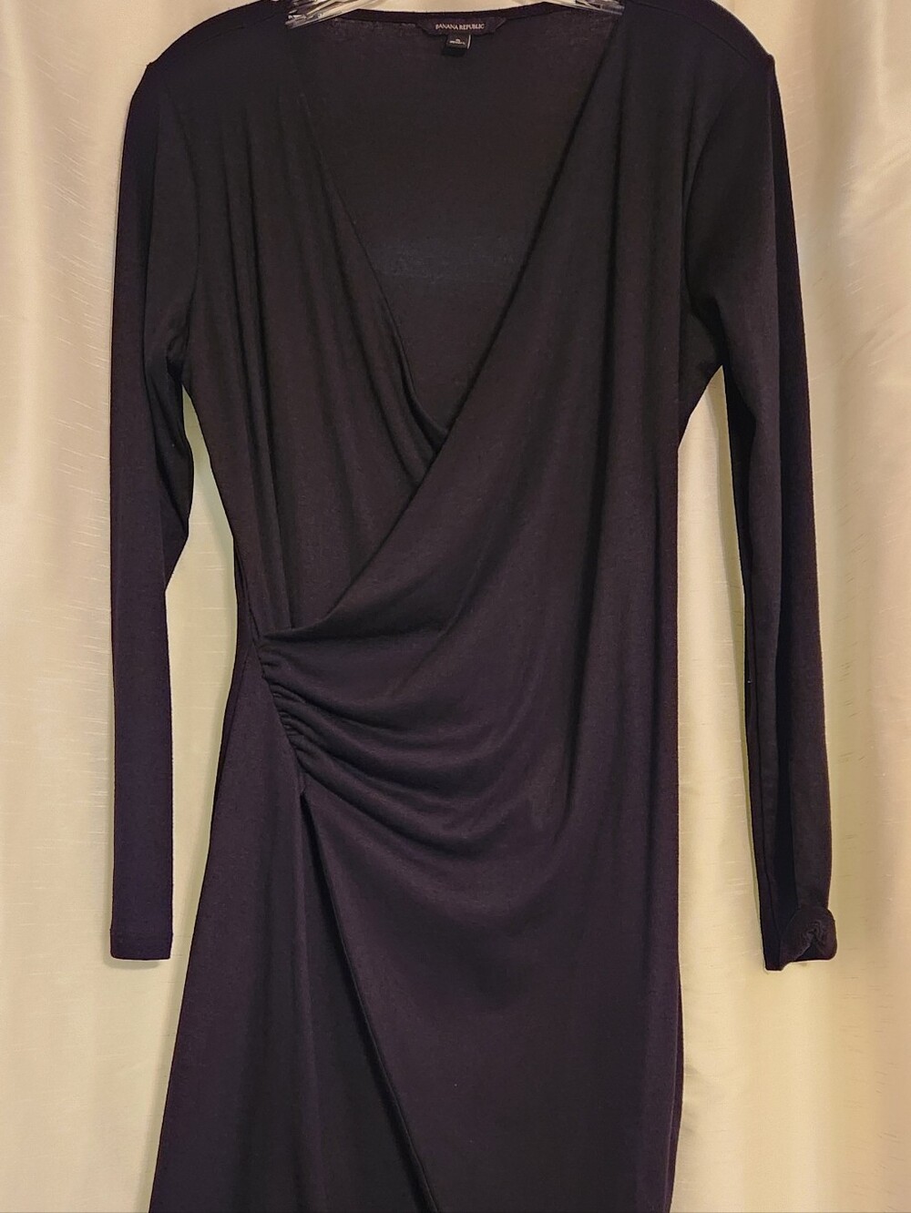 Banana Republic Long Sleeve Faux Wrap Dress